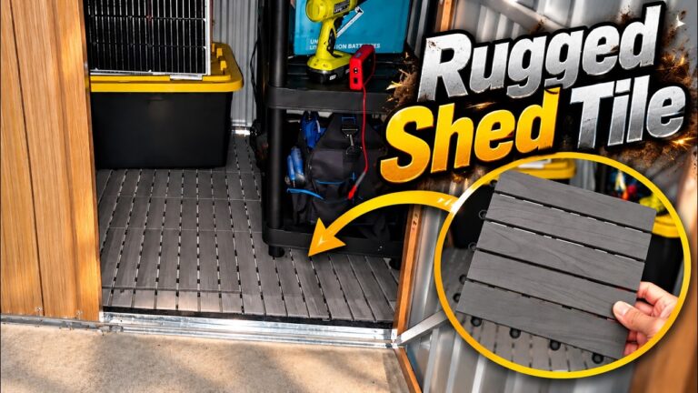 Acacia Interlocking Deck Tiles Review: Wood Flooring for My Shed