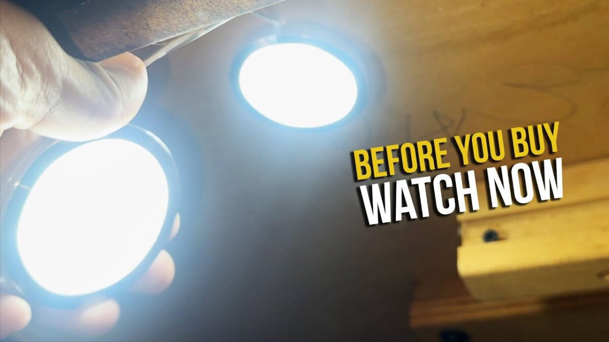 AIBOO LED under counter puck lights review