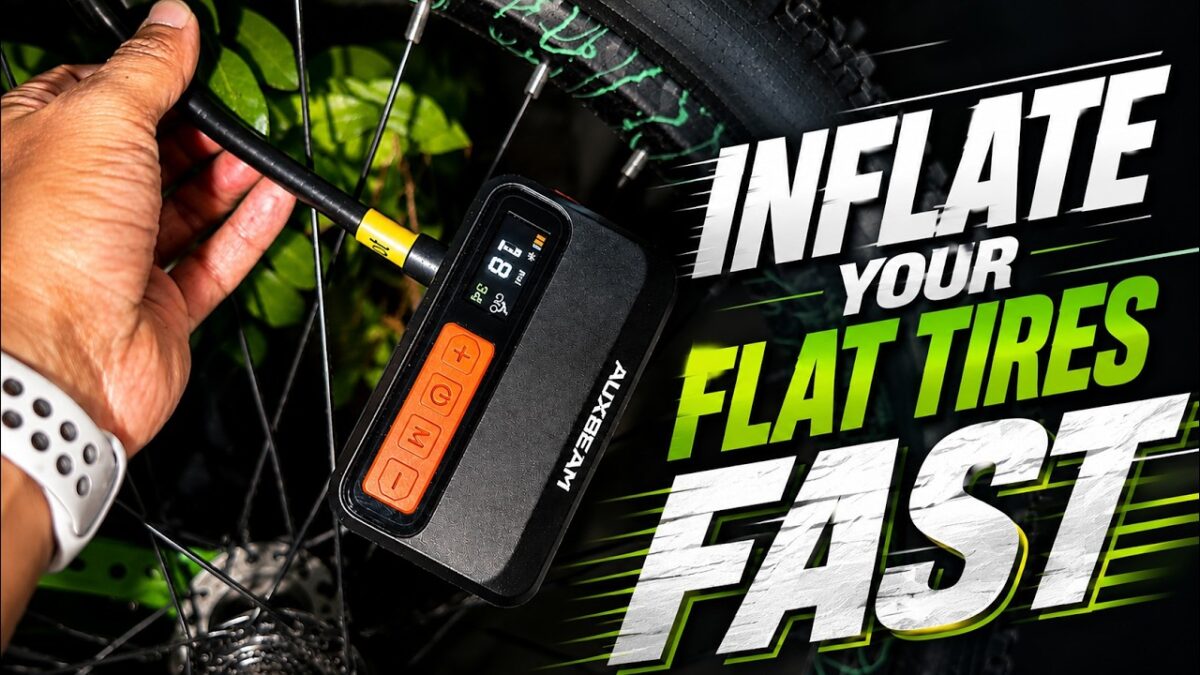 AUXBEAM Electric Bike Pump review
