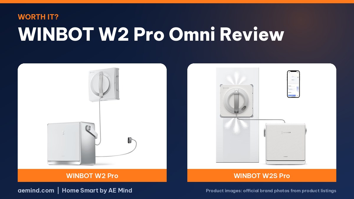 ECOVACS WINBOT W2 Pro Omni official product photos
