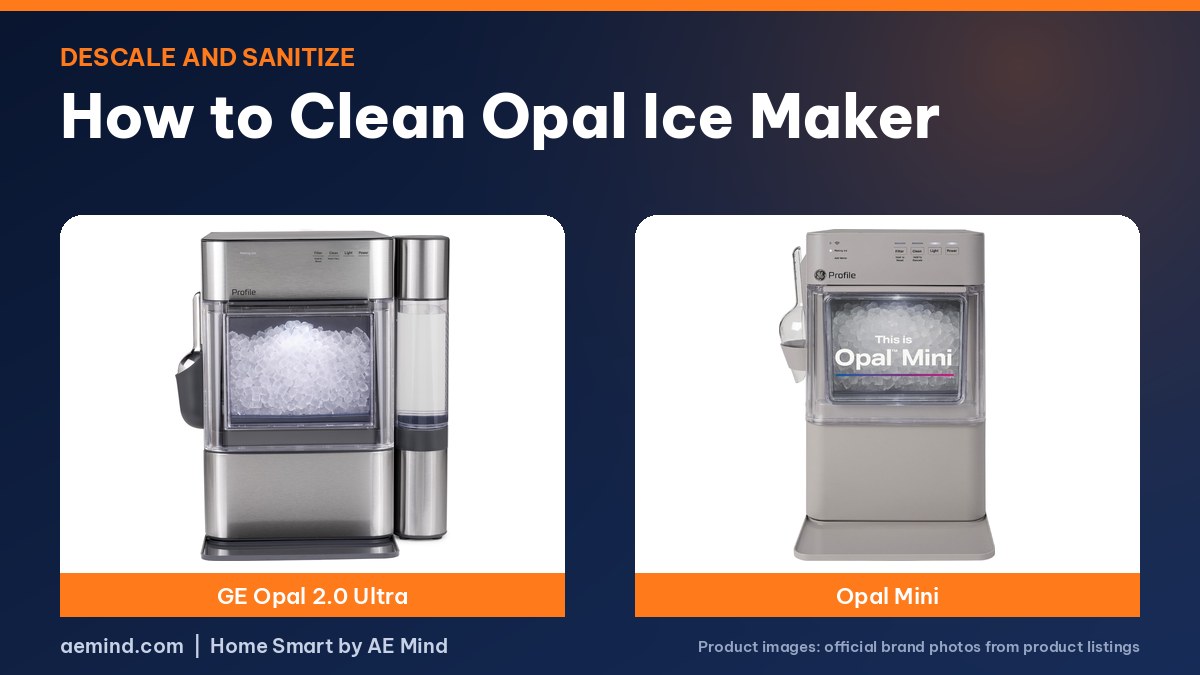 How to clean Opal ice maker: GE Profile Opal official product photos
