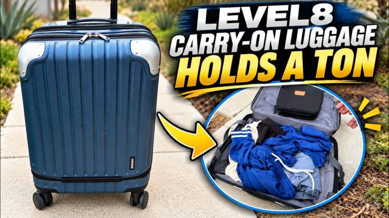 LEVEL8 Grace Carry-On Luggage Review: 20″ Expandable Suitcase