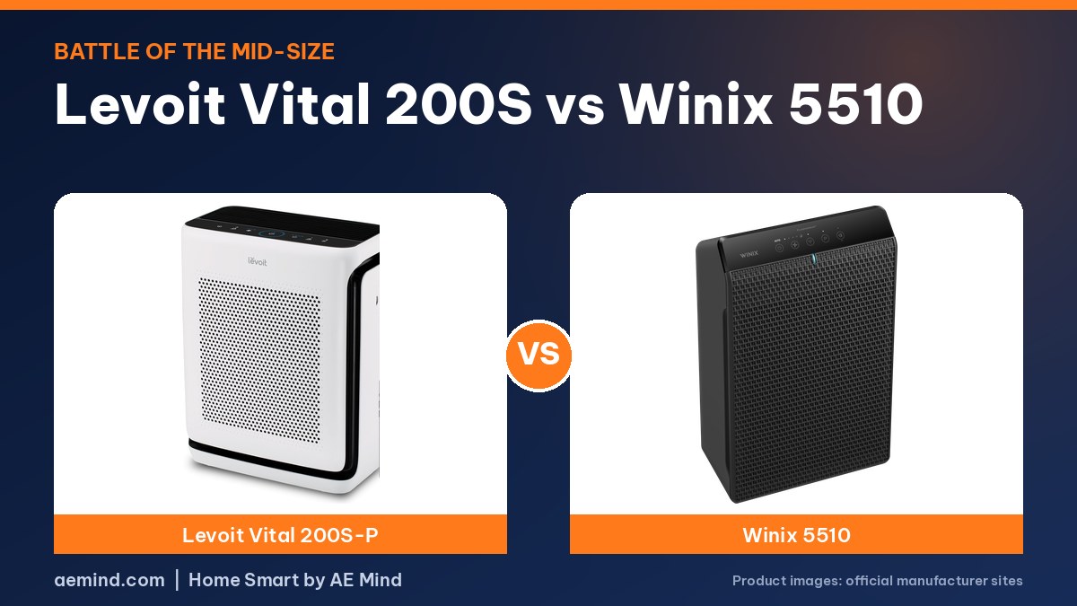 Levoit Vital 200S vs Winix 5510 air purifier comparison featured image