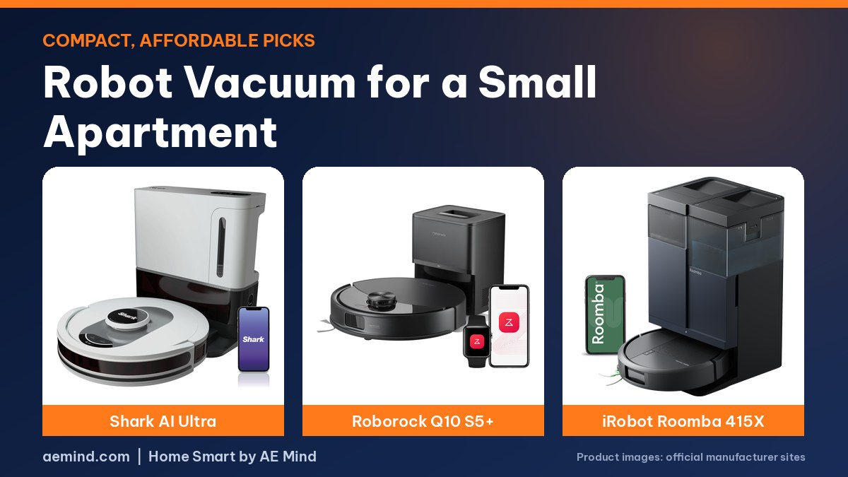 Robot vacuum for small apartment