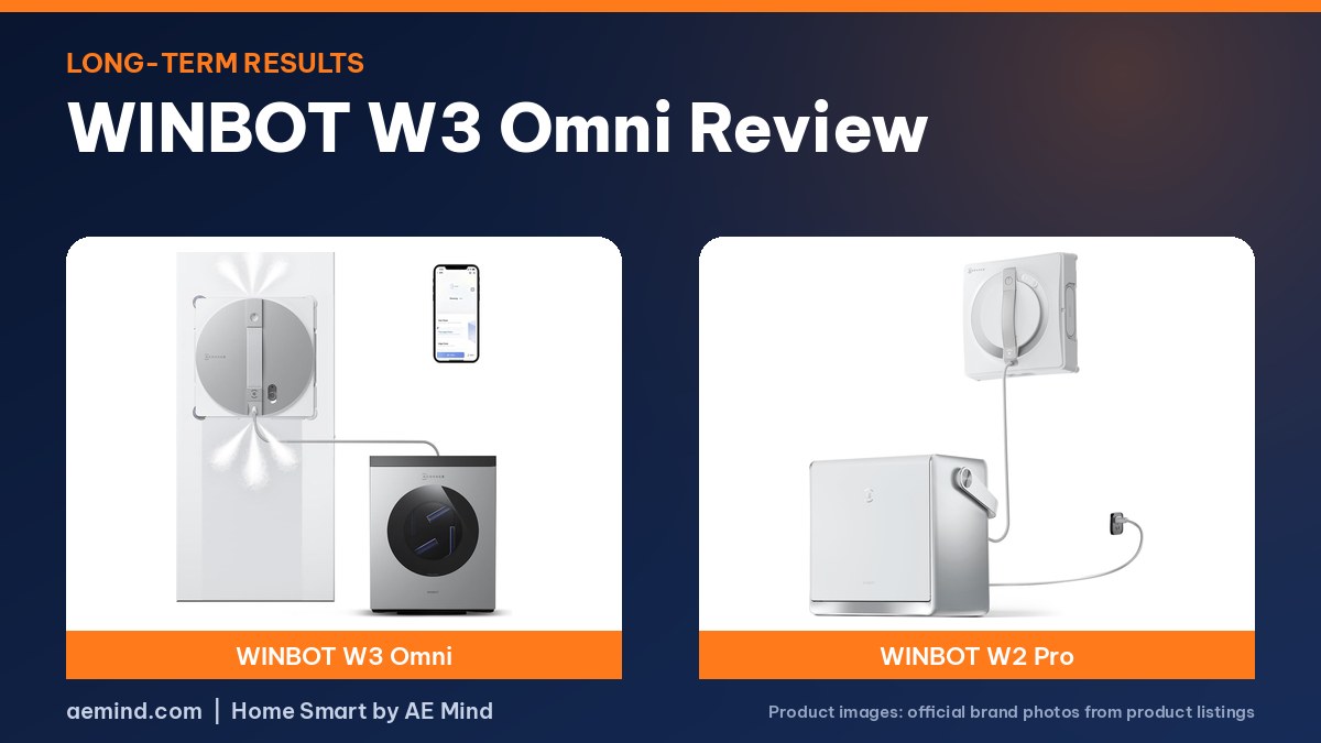 ECOVACS WINBOT W3 Omni official product photos